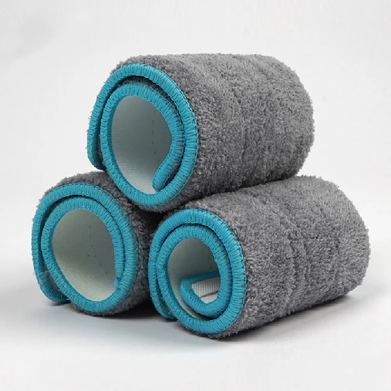 Replacement Mop Head Pads Squeeze Micro Fiber Cloth Microfibre Rags Water Spray for Xiaomi Vileda Washing Nozzle Cleaning Towel | Дом и сад
