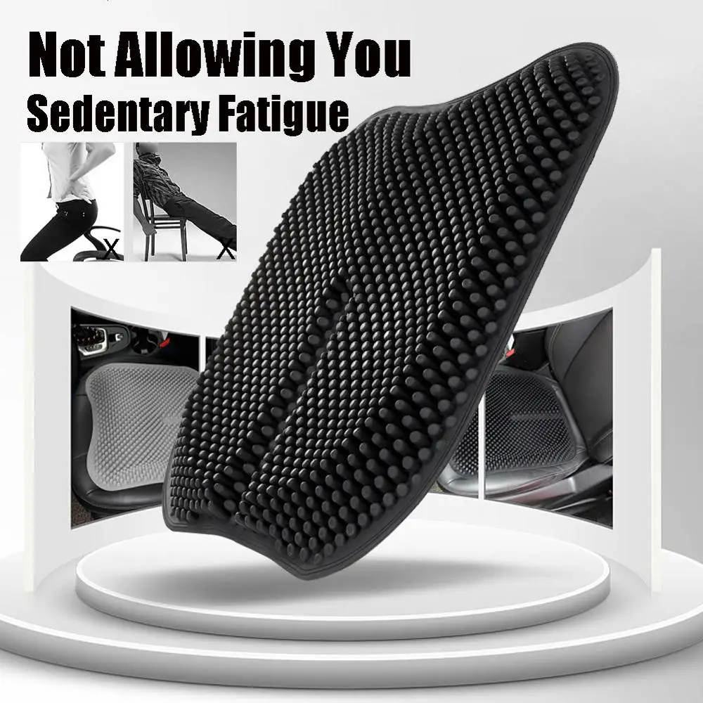 

Silica Gel Car Seat Cushion Non Slip Chair Pad Breathable Silicone Massage Seat Cover for Auto Office Chair Sofa Mat Automobiles
