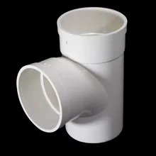 ПВХ однослойный дренажный вставленный мульти-Т-разъем камень Немецкий пластик Заводская цена прямые продажи