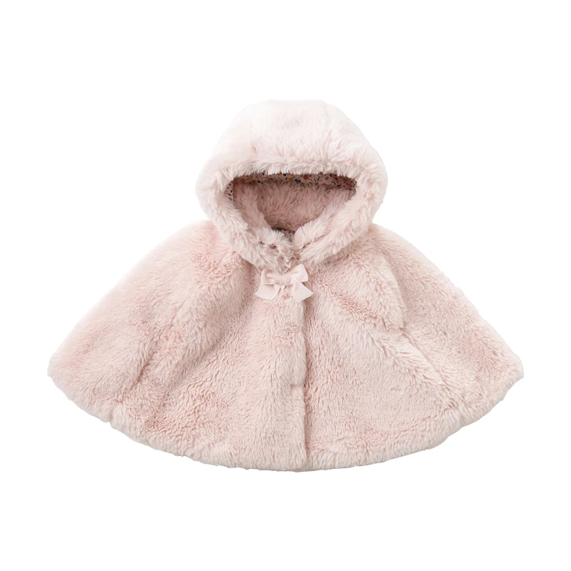 DBQ11694 dave bella/зимнее пальто для маленьких девочек с милым бантом и съемным карманом, с капюшоном детские топы, модная верхняя одежда для малышей - Цвет: pink