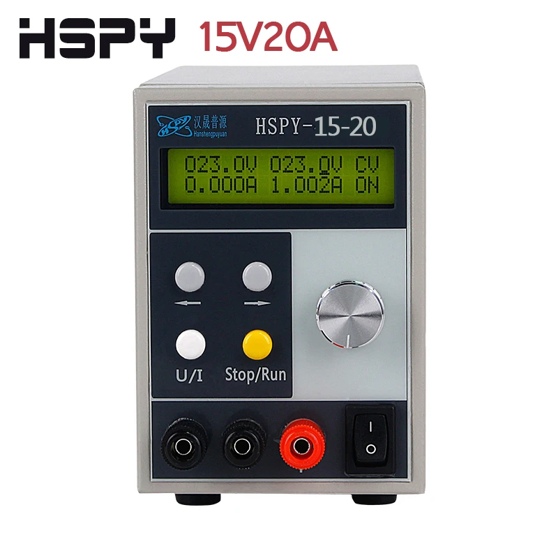HSPY 15V 20A DC лабораторный блок питания Регулируемый источник питания импульсный источник питания 0,01 V 0.001A программируемый Настольный цифровой