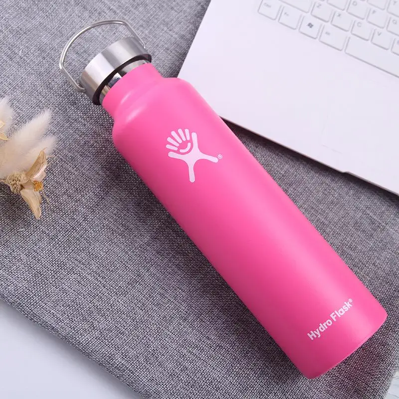 Tumbler Flask Vacuum Portable Insulated Flask Stainless Steel Water Bottle Wide Mouth Outdoors Sports hydro Bottle 18/21/24oz