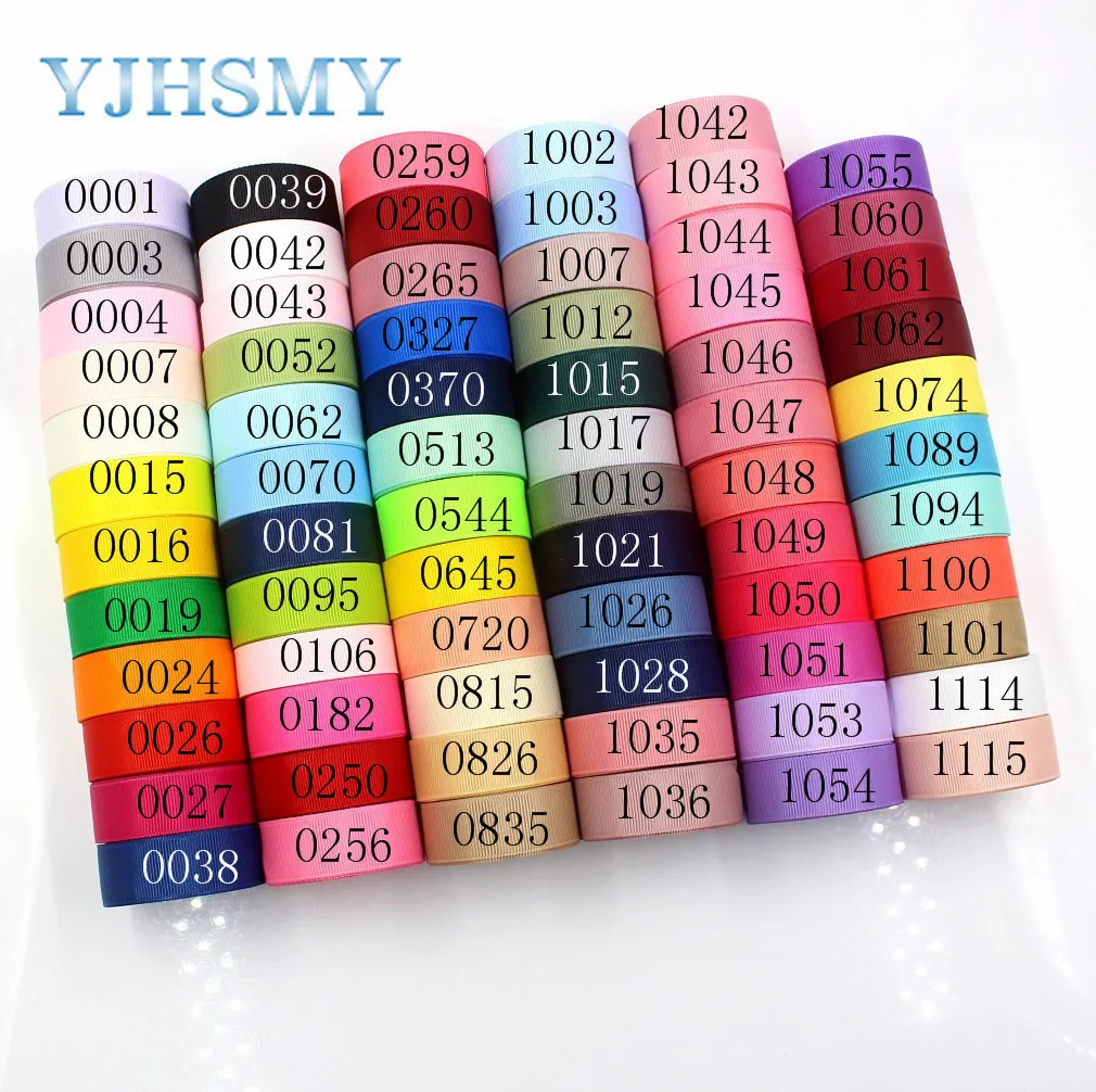 Твердые Цвет печатных Grosgrain ленты J-181012-2 20 мм 5 метров DIY ручной работы заколки для