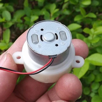 

DC Gear Motors 3V-9V 6V Mini Worms Gear Motor Slow Low Speed 9-32RPM DIY Toy