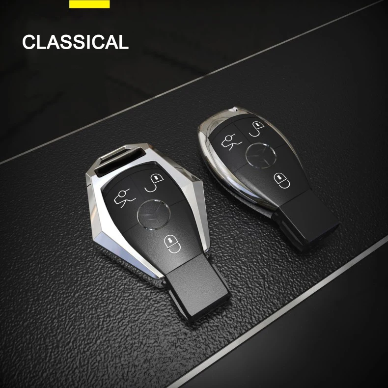 Чехол для ключей автомобиля, сумка, протектор, подходит для Mercedes Benz C E S, класс W213, W205, W222, аксессуары для стайлинга автомобилей