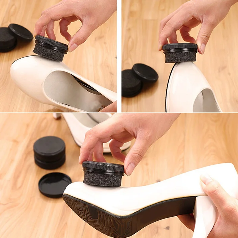 HwPortable Quick Shine обувь губчатая Кисть для ногтей воск пыли очиститель, инструмент для очистки обувью