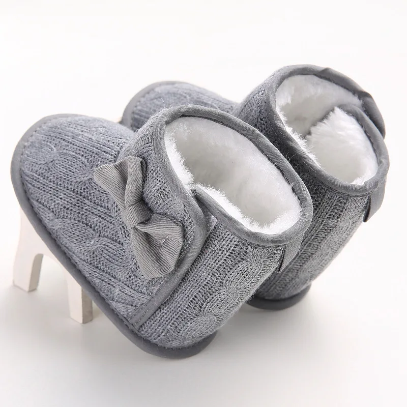

Haiya 0-1-Year-Old Female Baby Winter Style Soft-Sole plus Velvet Snow Boots Babies' Toddler Shoes
