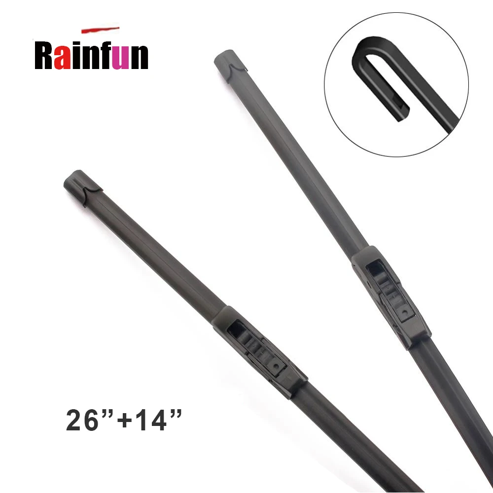 U тип стеклоочистителя 26 &quot+ 17&quot для Lexus Ls серии 06- Acura TLX 15-17 Renault Kadjar Honda Odyssey JDM 09-17 |