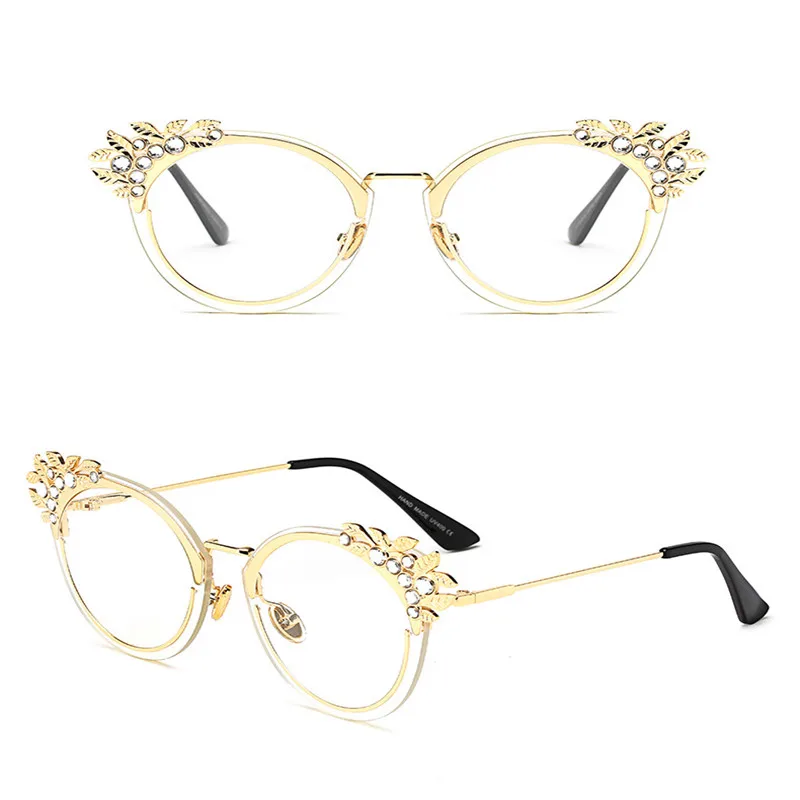 Hot selling Women Sunglasses brand fashion diamond glasses femalefashion sunglasses
