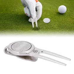Бесплатная доставка Гольф-маркер отметка шага инструмент для ремонта дерн Гольф аксессуары вилы Обучающие приспособления для игры в гольф
