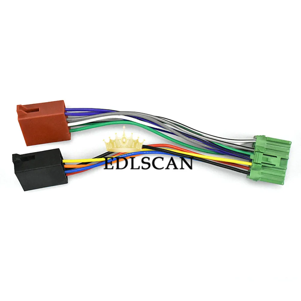 EDLSCAN авто радио разъем для Volvo 2002+ ISO радио адаптер кабель ISO жгут проводов 12-132