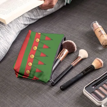 

New Women Plaid Travel Cosmetic Bag Makeup Bag Handbag Female Zipper Purse Small Cosmetics Make Up Bags Travel#2