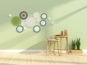 

DIY Large Doily Cotton Lace Dreamcatcher macrame Wedding Background Room Decoration Home Décor attrape reve No.AC02