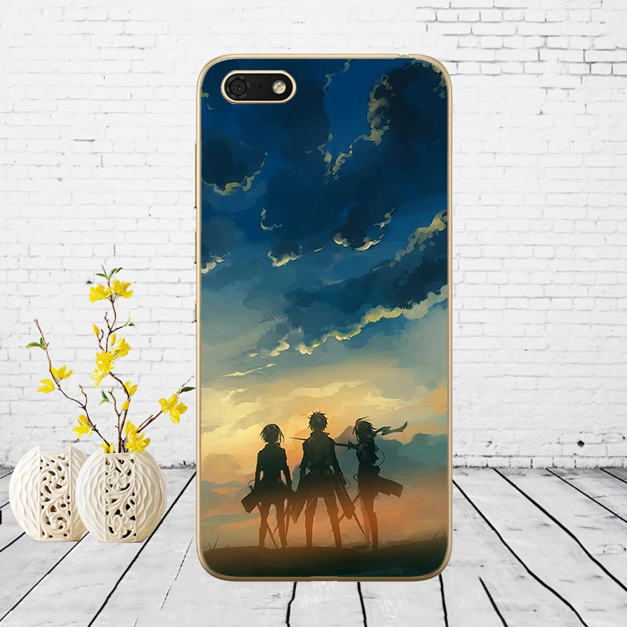 Мягкий силиконовый чехол 267DD с аниме атака на титанов для huawei honor 9 10 Lite 7A 5,45 7a pro 7c 5,7 дюймов 7x 8x чехол
