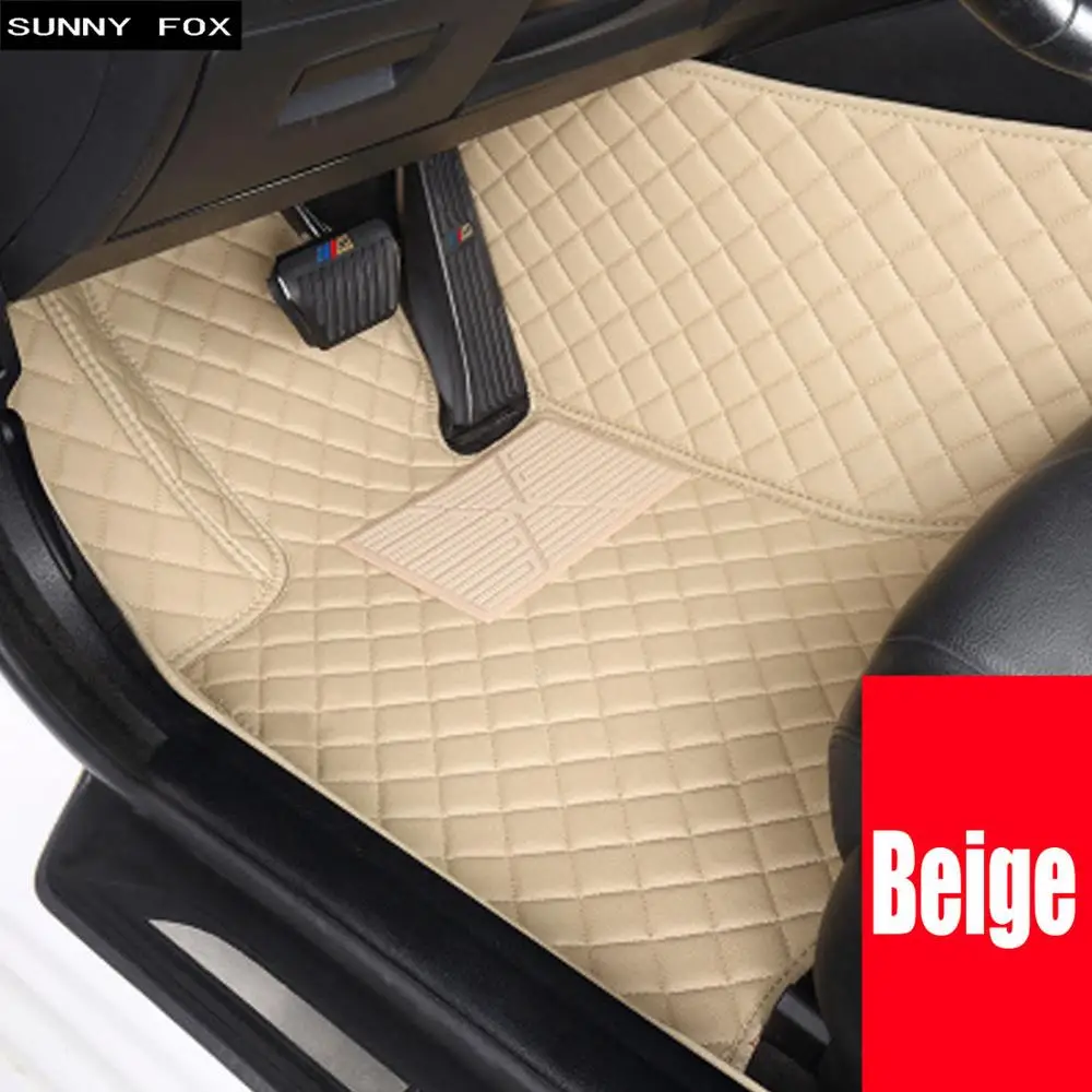 

"SUNNY FOX car floor mats for BMW 7 series E65 E66 F01 F02 G11 G12 730i 740i 750i 730d anti slip foot case rugs liners "