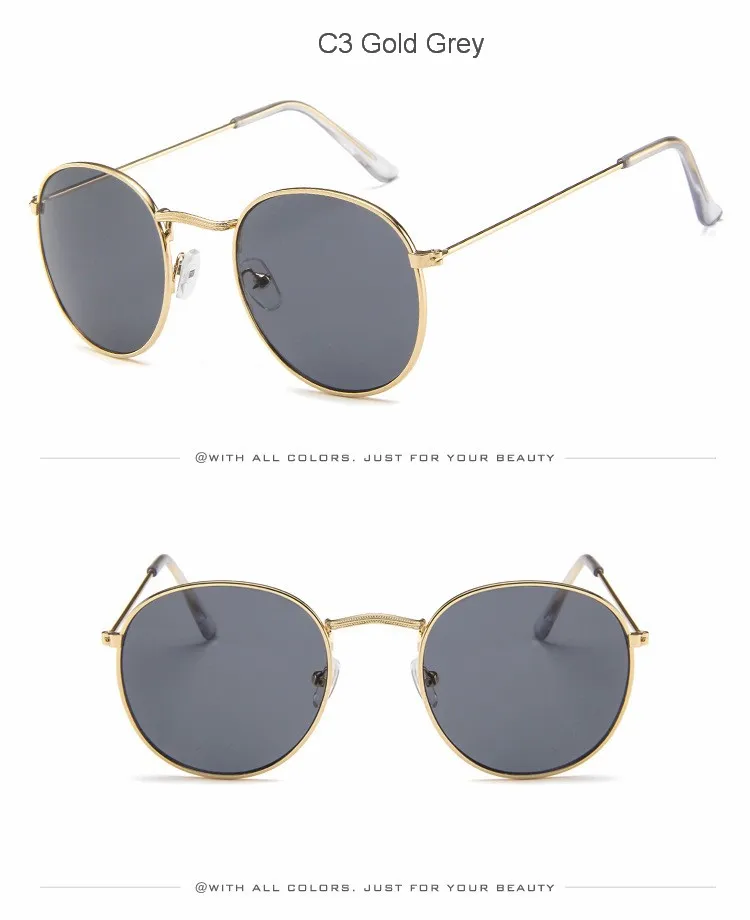 Women's Glasses MYT_0306 Sunglasses Women 2020 Classic Vintage Oval Sun Glasses Eyewear Round Mirror Small Metal Frame Oculos De Sol Gafas UV400 womens ray bans