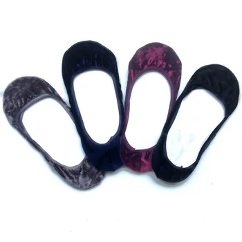 

Gold Velvet Invisible Ankle Sock Students Socks Foot Sock wu wa Floor Socks Foreign Trade Original Garment Overstock