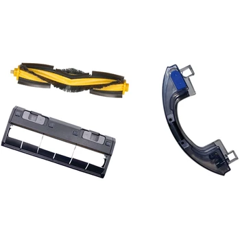 

EAS-1Pcs Water Tank & 1 Set Robot Vacuum Cleaner Main Brush Cover Kit for Ecovacs Deebot Ozmo 950 Parts Vacuum Cleaner