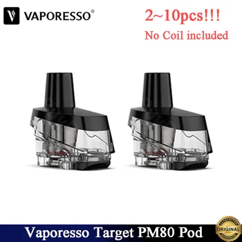 

2~10pcs Original Vaporesso Target PM80 Pod 4ml Cartridge Vape Fit GTX Mesh Coil Electronic Cigarette Vaporesso Target PM80 Kit