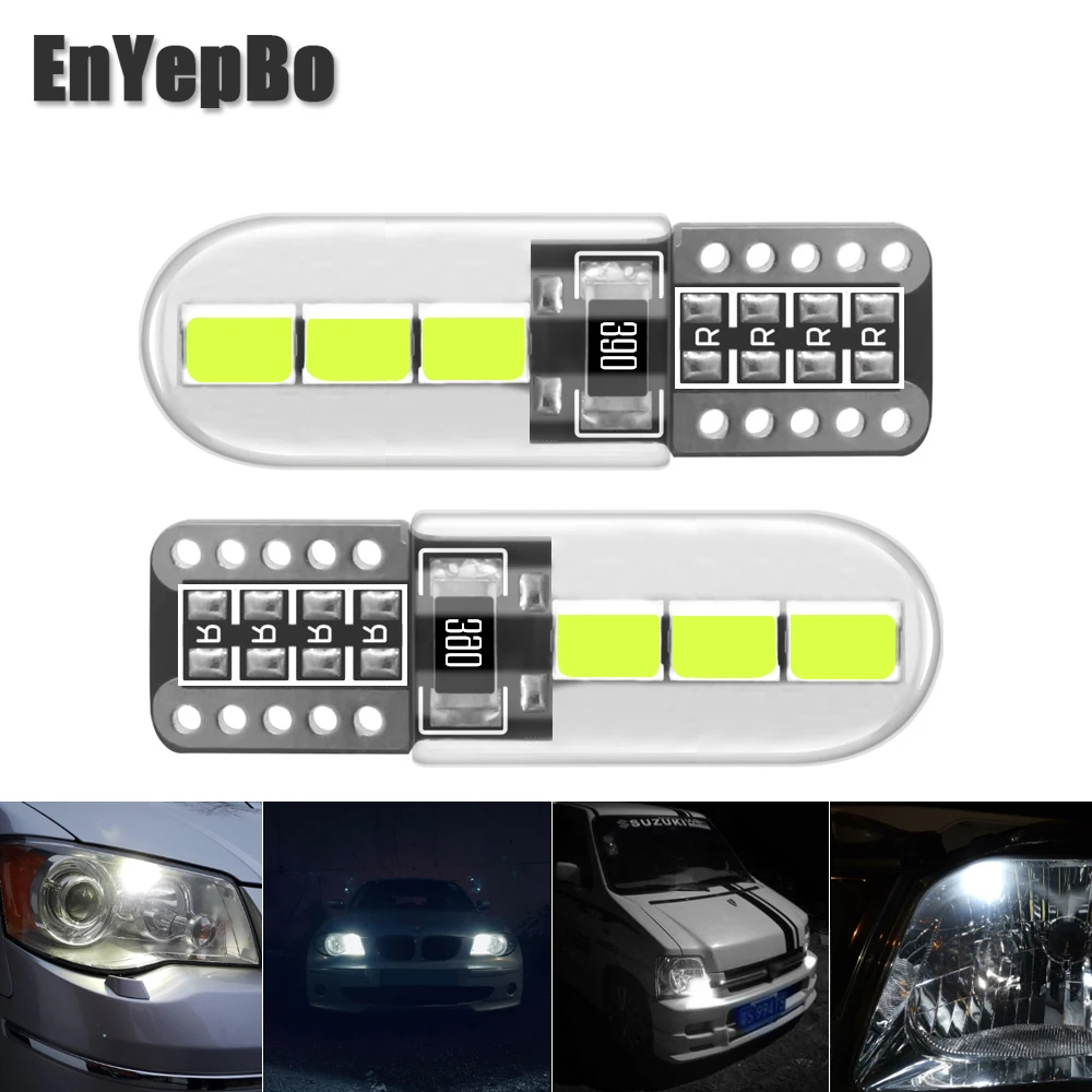 

2Pcs T10 lamp W5W Marker Clearance bulb For Lexus ES350 RX350 ES240 ES250 IS250 Canbus Car LED Parking Lights