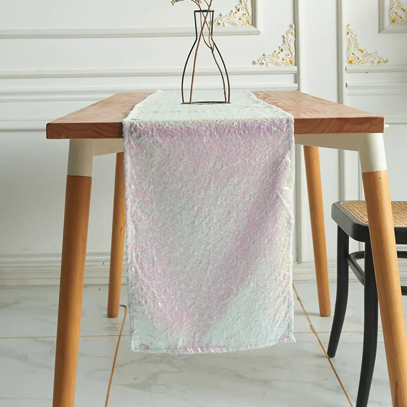 table runner3 Свадебная настольная дорожка для отеля, современная, 33*180, 33*220, 33*275, свадебные скатерти с блестками, Для dec caminos de mesa, XA3 - Цвет: table runner3