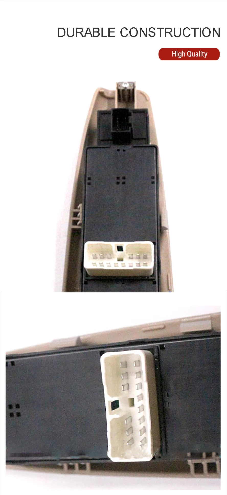 Wooeight 93570-2F200 Car Front Left Silver Electric Power Window Lifter Master Control Switch Fit For Kia Cerato 2004-2008 2009 (8)