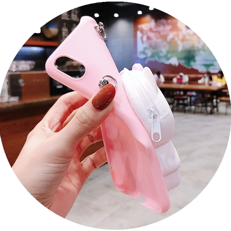 Cute Cartoon 3D Silicone Storage bag Phone Case For iPhone X XR Xs Max 6 6s 7 8 Plus Rubber Cover For Samsung S8 S9 S10 Note 8 9 Cute Cartoon 3D Silicone Storage bag Phone Case For iPhone X XR Xs Max 6 6s 7 8 Plus Rubber Cover For Samsung S8 S9 S10 Note 8 9
