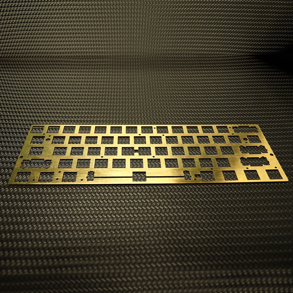 bronze placa de posicionamento apoio ansi para gh60 60% teclado diy