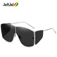 JackJad модные зеркальные стильные негабаритные Защитные солнцезащитные очки для женщин и мужчин, крутые фирменные дизайнерские солнцезащитные очки Oculos De Sol 7304