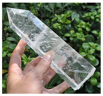 

Large NATURAL transparent QUARTZ CRYSTAL POINT HEALING