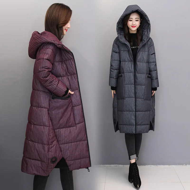 

Versatile 2018 Winter Trend of Fashion Cotton-padded Clothes/Cotton Coat Mid-length on Warm Comfortable Symmetric