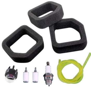 

String Trimmer Fuel Air Filter Line Spark Plug Primer Bulb For Ryobi RY08510 RY08544 RY08548 Garden Power Tools