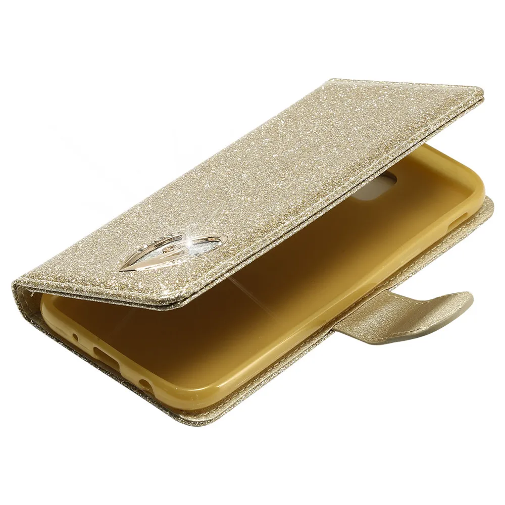 Чехол с блестками для samsung Galaxy J7, кожаный чехол-книжка Love Jewell для samsung J730 J730F/DS J730FM/DS чехол