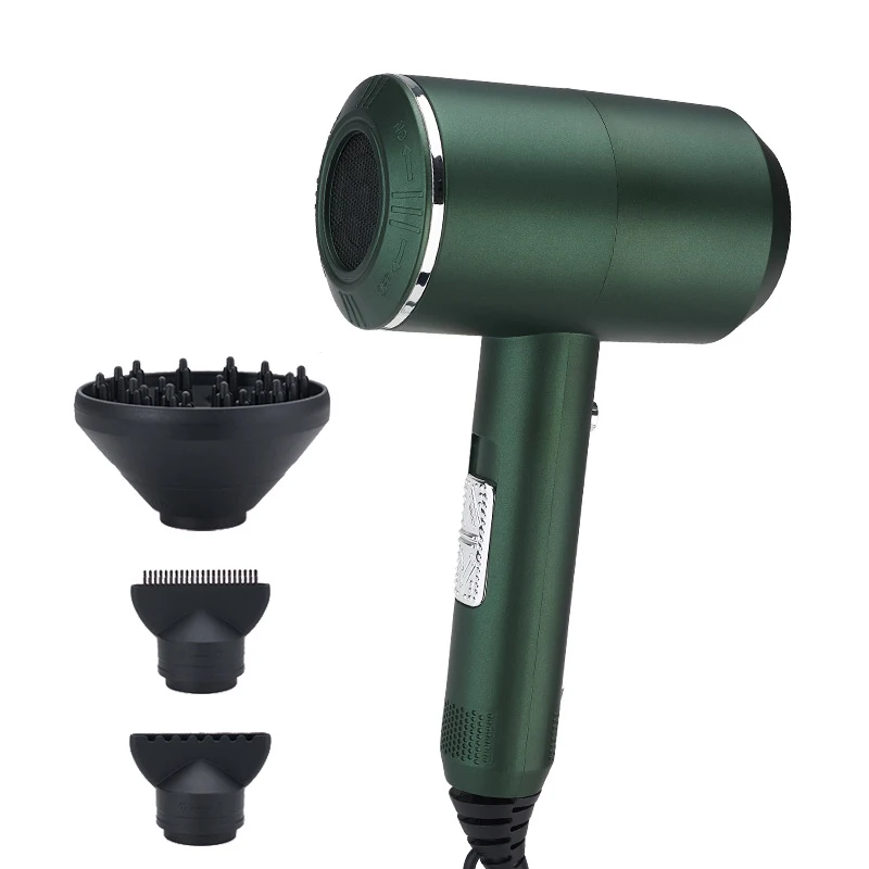 

9808 Green Professional Salon Hair Dryer Buy Negative Ions Quick drying Electric Hair Care Tool blow Dryers 2000W