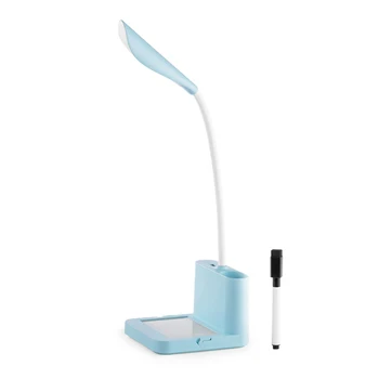 

Multifunctional LED Touching-control Desk Lamp with USB Charging Message Board Mobile Phone Bracket Pen Holder Reading Lamp _WK