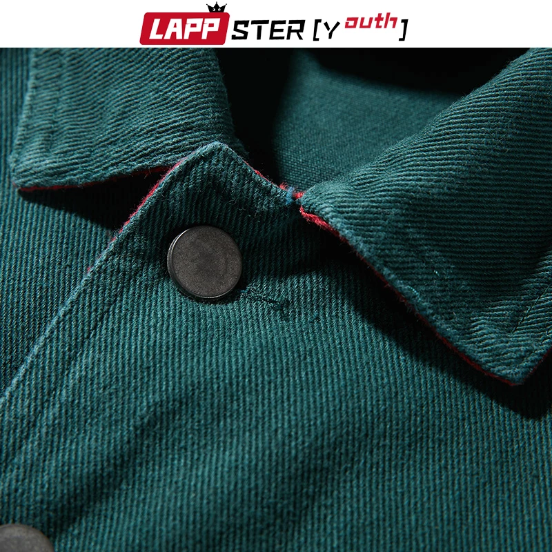 LAPPSTER уличная однотонные джинсовые куртки для мужчин джинсовые пальто осень джинсовая куртка Мужская винтажная цветная куртка-бомбер ветровка
