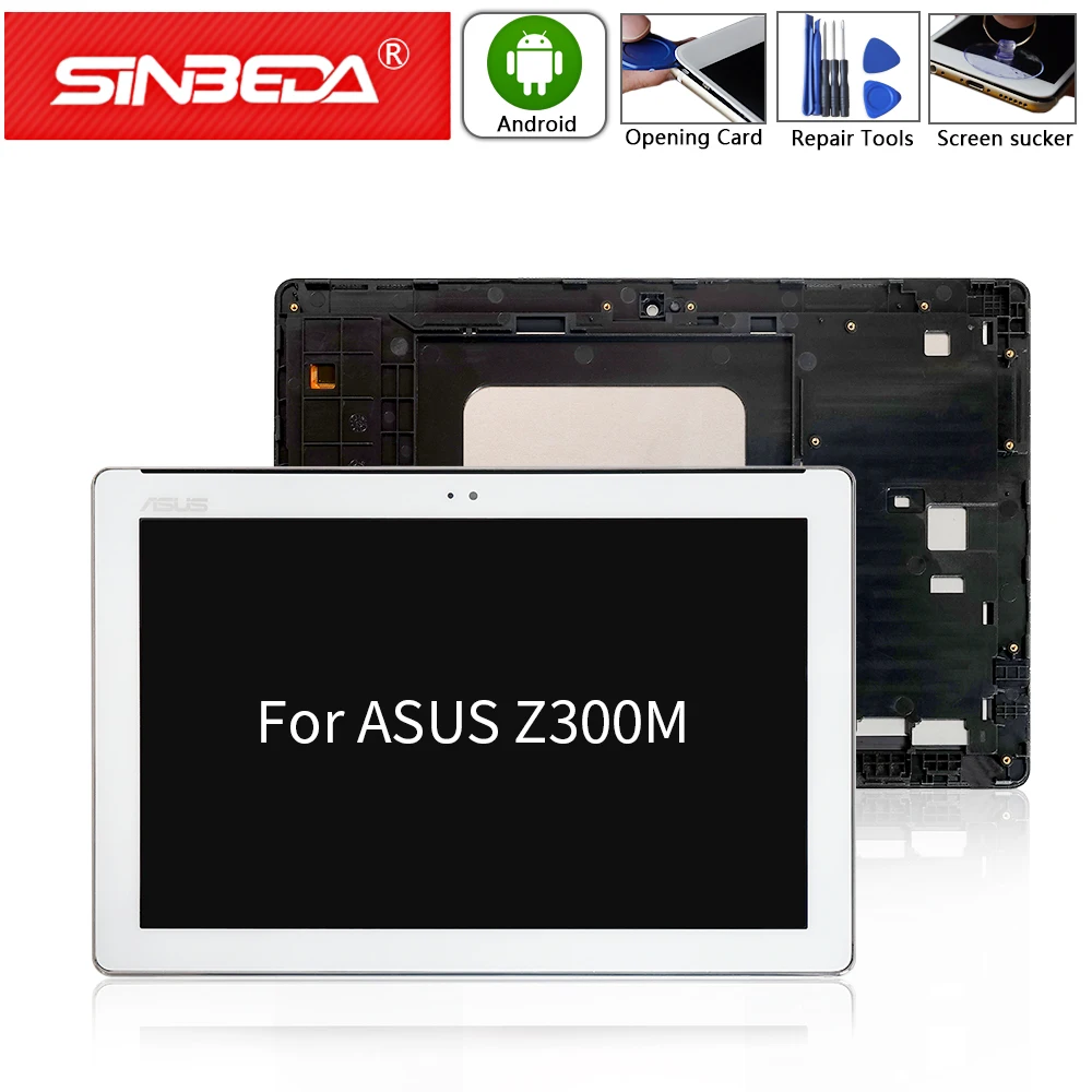800*1280 10," для ASUS ZenPad 10 Z300M ЖК-дисплей сенсорный экран с рамкой дигитайзер для ASUS ZenPad Z300M P00C дисплей