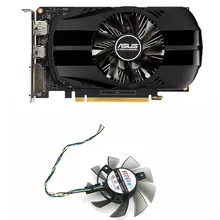 

4pin 75mm 0.50AMP DC12V T128015BU FD8015U12D graphics card replacement accessory fan hot fan for ASUS AREZ PH RX550 2G graphics