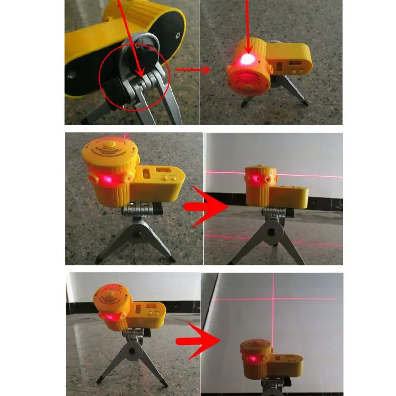 Инфракрасный лазерный уровень измерительный уровень штатив выход мульти-Функция проведенными линиями линии инструмент