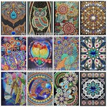 

A5 notebook DIY creative shaped diamond painting notebook diary embroidery diamond animal cross stitch craft gift LD151