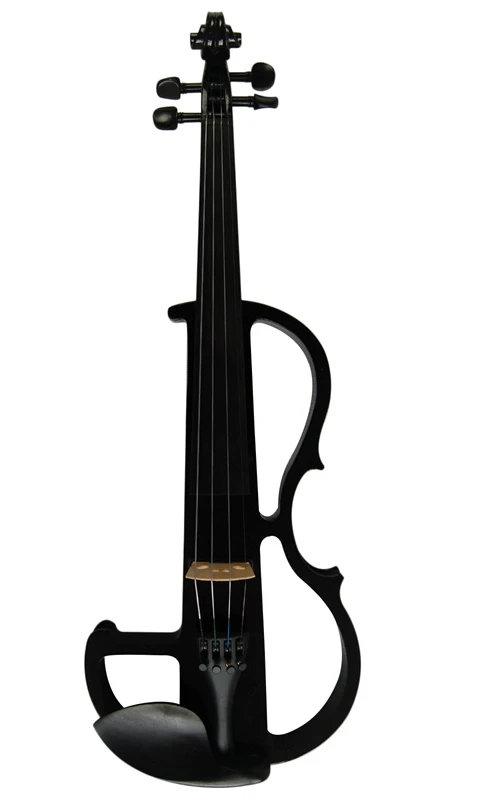 Kinglos高度な電気アートフルサイズバイオリン純粋な黒無垢材サイレントバイオリン4/4エボニーフィッティング (部品付き) (DSG  1801)|Violin| - AliExpress