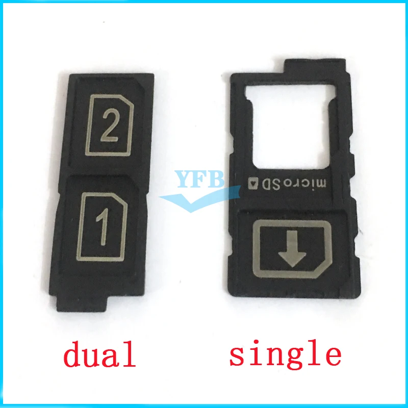 Bandeja con ranura para tarjeta Sim para Sony Xperia Z5 E6683 E6603 E6653 E6633 soporte para tarjeta Sim Adaptador parte de reemplazo
