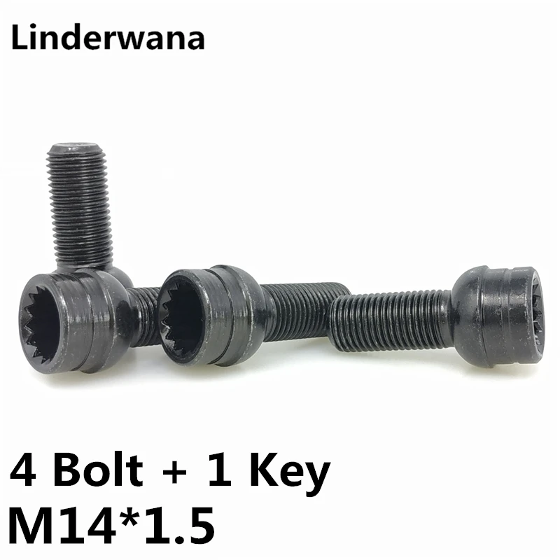 1 комплект M14 * 5 замок колеса болт шины противоугонные винты гайка для Mercedes Benz W639