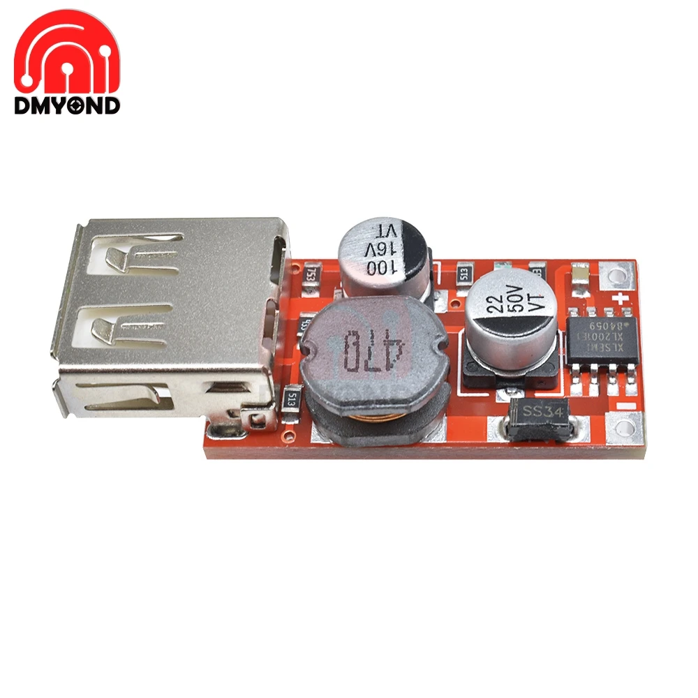 DC-DC Step Down Car Charging 9V/12V/24V to 5V Car Charger 3A Output USB Module Diy Electronic Diy Kit Pcb Board