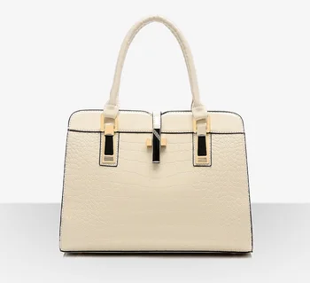 

Firenzuola Women 2020 New Bright Patent Leather Shoulder Bag Crocodile Pattern High-Top Handbag #574 Detail Information