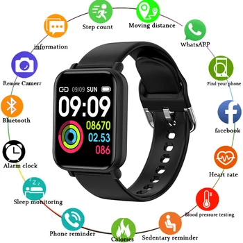 

2020 Hot Sell R16 Smart Watch Waterproof Smartwatch Heart Rate Blood Pressure Monitor Fitness Tracker Men Women Smart Bracelet