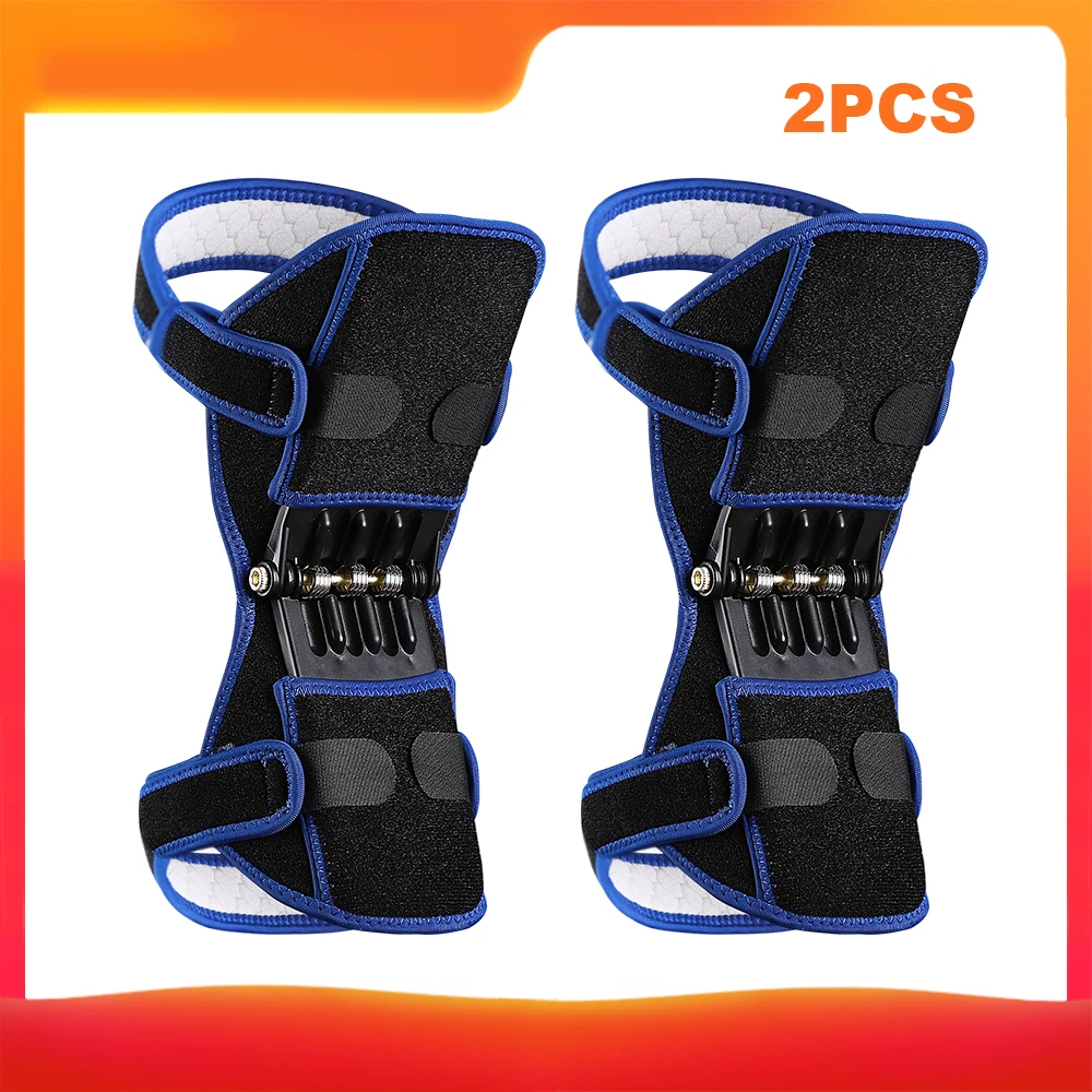 

Joint Support Knee Pads Breathable Non-slip Power Lift Joint Support Powerful Rebound Knee Brace Spring Force Knee Booster