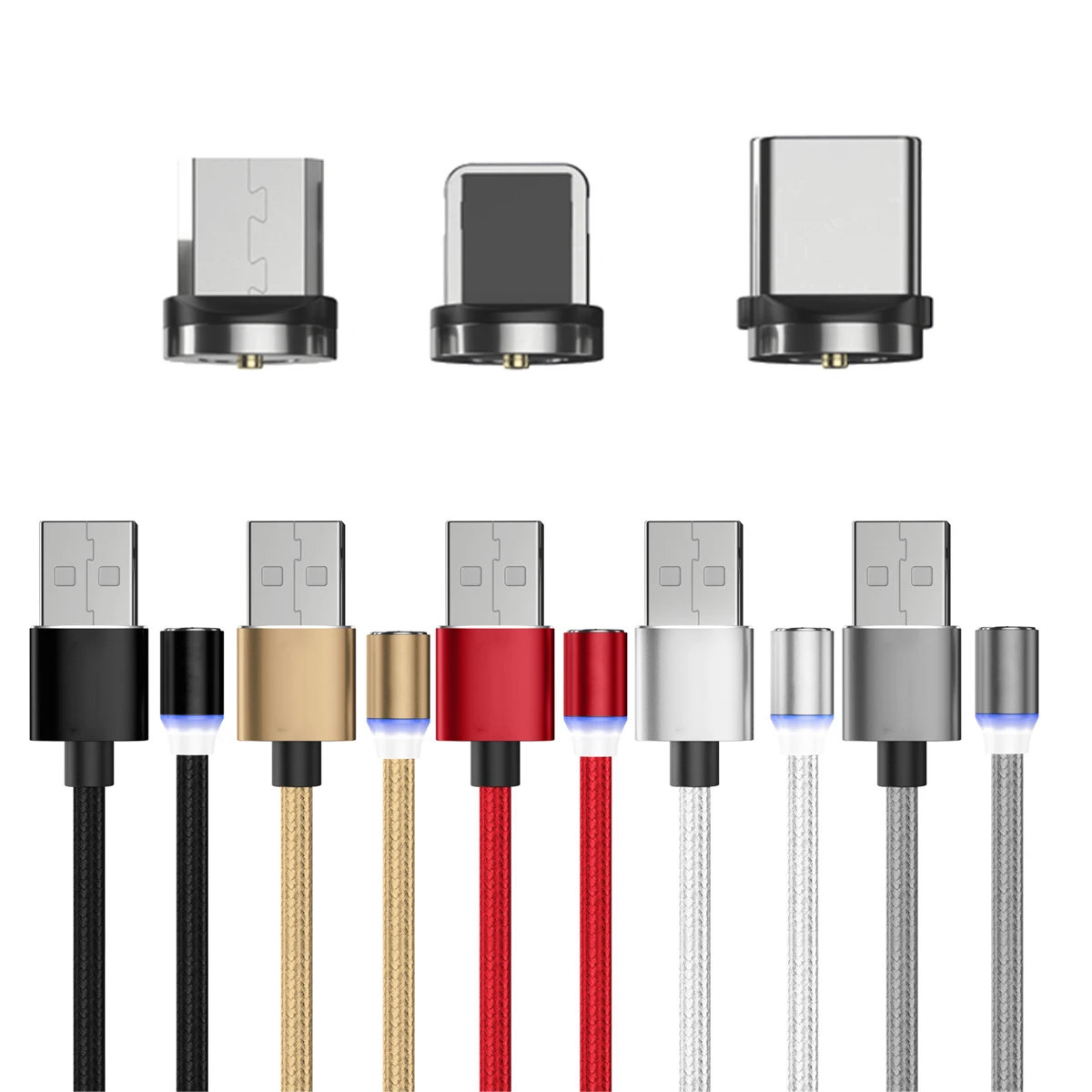 Магнитный Micro USB кабель для iPhone samsung Android мобильный телефон Быстрая зарядка usb type C кабель магнит зарядное устройство провод шнур