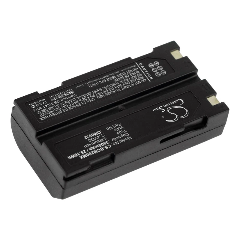Cameron sino 3400mah аккумулятор для BCI Capnocheck II capnographer Пульсоксиметр MCR-1821J/1-H OM0032