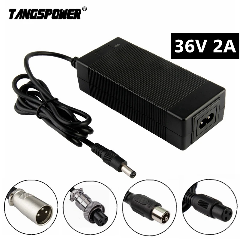 

TANGSPOWER 36V 2A electric scooter lead acid battery charger for 41.4V electric bike wheelchair lead-acid battery Charger